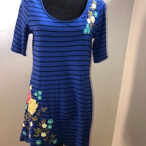 Johnny Was embroidered dress